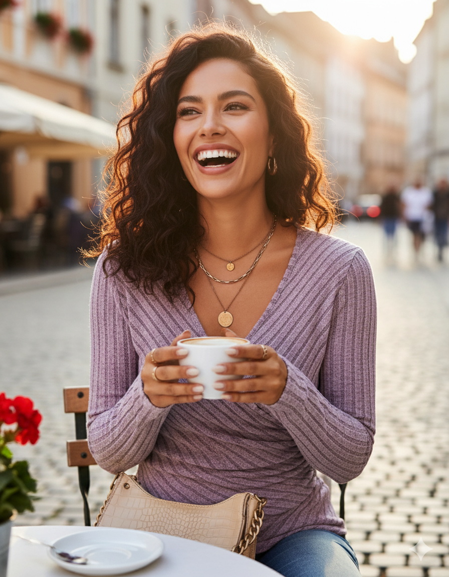 Women's Ribbed Wrap V-Neck Top - Long Sleeve Knit | Zara